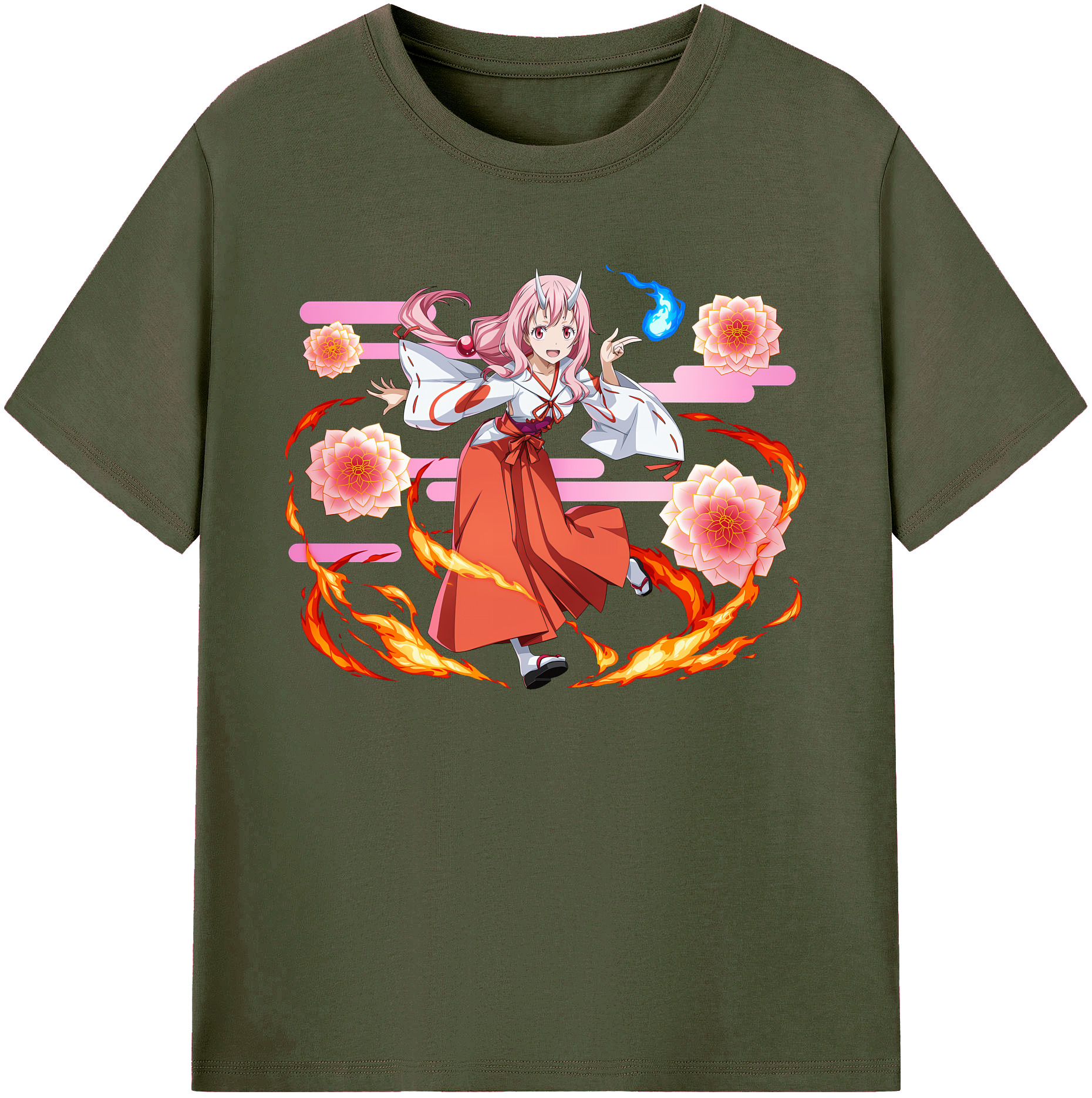 （画像用） 転スラ Regarding Reincarnated to Slime 綿100％ メンズ半袖Tシャツ｜肌触りやわらか＆通気性